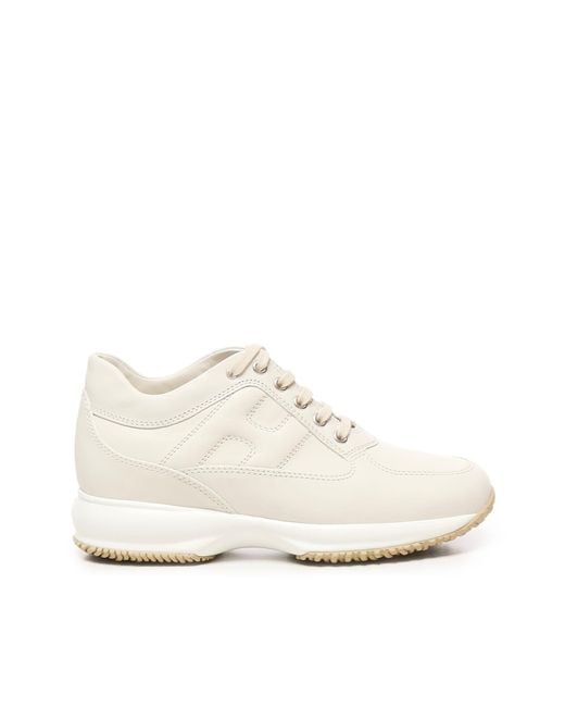 Hogan White Interactive Sneakers