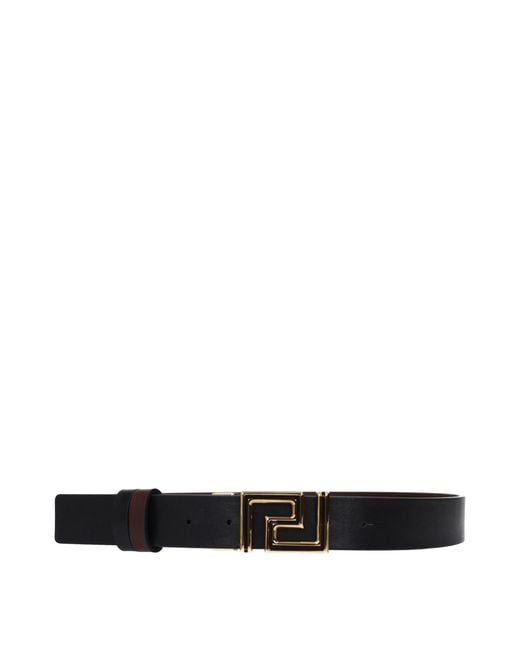 Versace Brown Leather Regular Belt