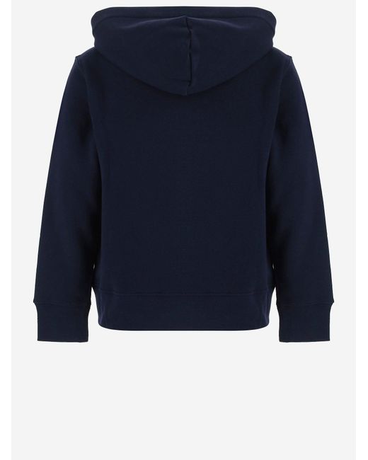 Polo Ralph Lauren Blue Sweatshirt Polo Bear Cotton-Blend Hoods & Sweatshirts for men