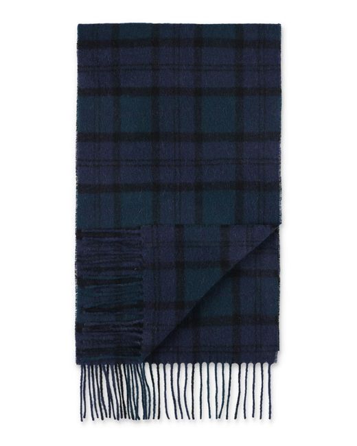 Barbour Blue Scarf Check for men