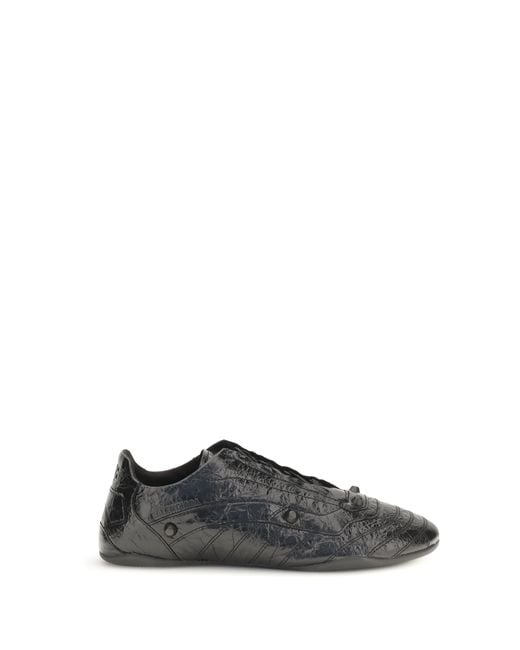 Balenciaga Black Sneakers City- Calf Leather (Bos Taurus) Trainers for men