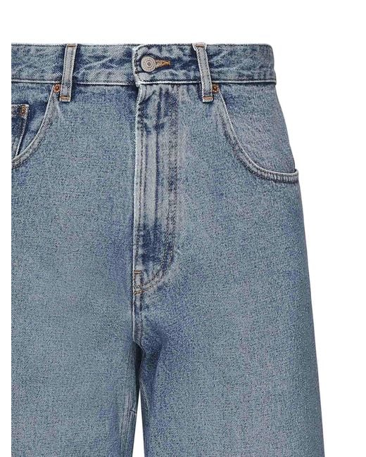 MM6 by Maison Martin Margiela Blue Wide-Leg Jeans for men