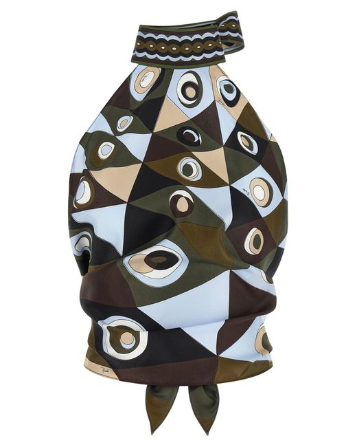 Emilio Pucci Multicolor 'occhi' Top