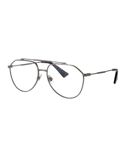Dolce & Gabbana Multicolor Dolce & Gabbana Gunmetal Metal Glasses for men