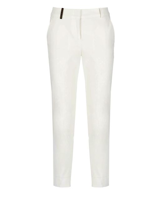 Peserico White Trousers