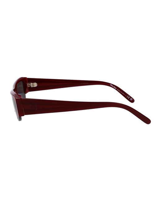 Miu Miu Brown Sunglasses Acetate