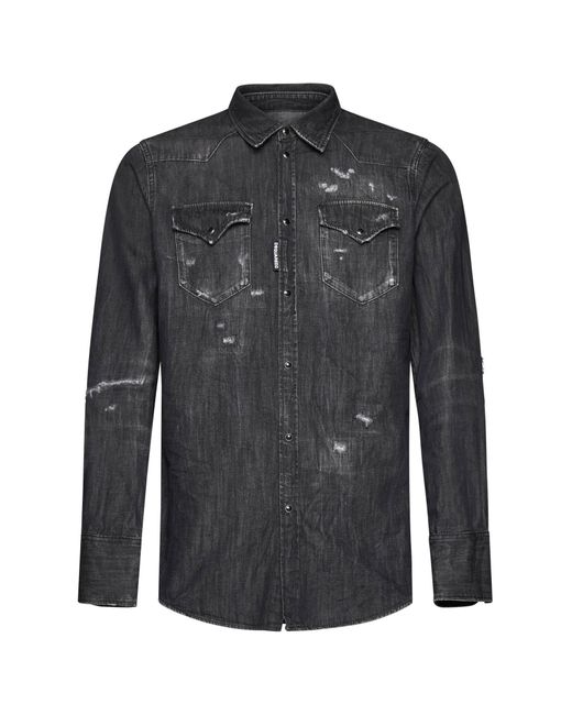 DSquared² Gray Shirts for men