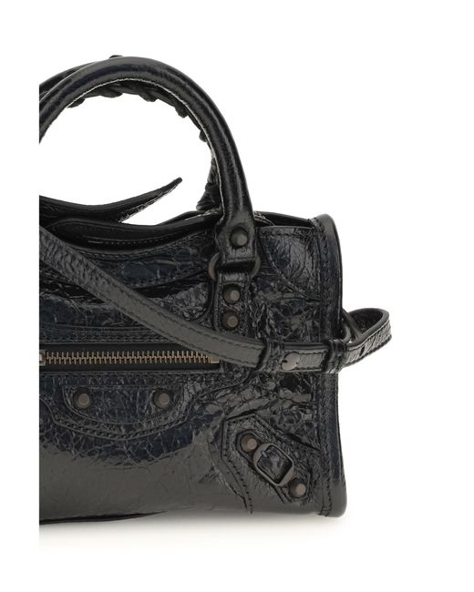 Balenciaga Black Handbag Le City Nano Lambskin Handbags
