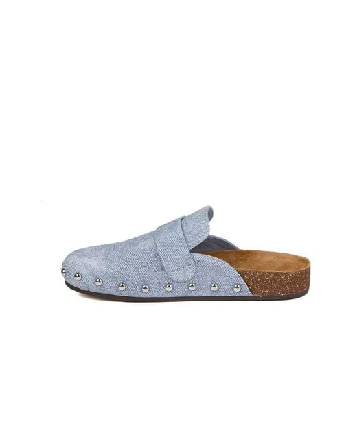 Tory Burch White Slides Cloud