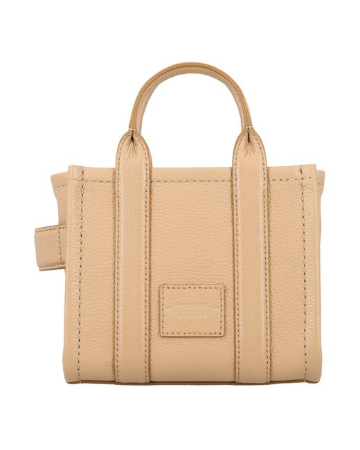 Marc Jacobs Natural The Mini Tote Leather Bag