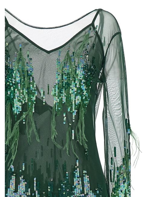 Pinko Green 'Pacman' Dress