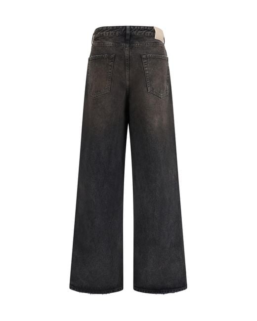 Our Legacy Black Full Cut Jeans Cotton