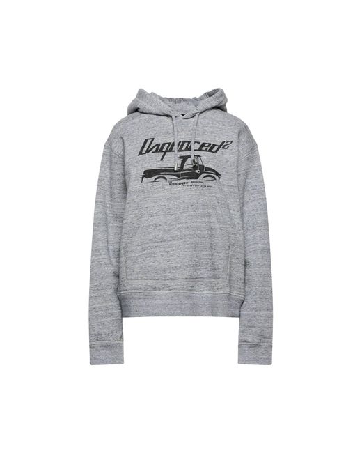 DSquared² Gray Hooded Sweatshirt for men