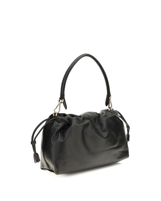 Fendi Black Baguette Soft Nappa Leather Shoulder Bag Calf Bos Taurus