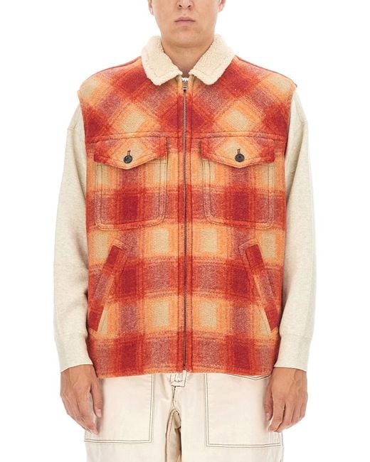 Isabel Marant Orange Kiran Jacket Polyester for men
