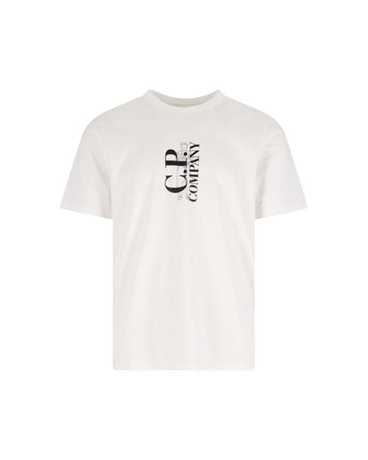 C P Company White T-Shirts And Polos for men