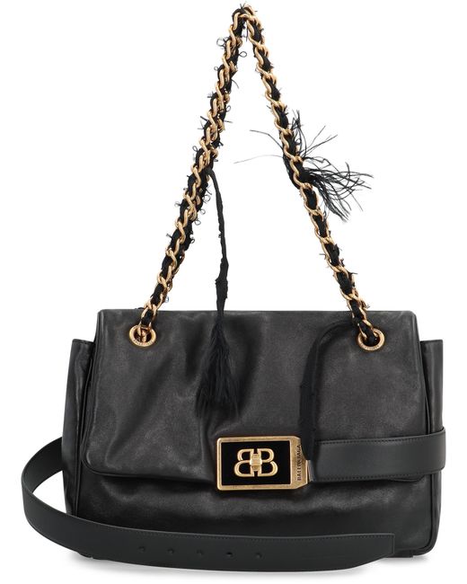 Balenciaga Black Crossbody Bag Modu Leather Calf Shoulder