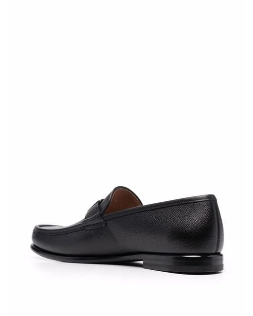 Ferragamo Black Ferragamo Vara Buckle Loafers for men