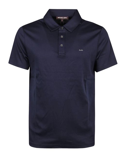 Michael Kors Cotton Sleek Polo Shirt in Midnight (Blue) for Men - Lyst