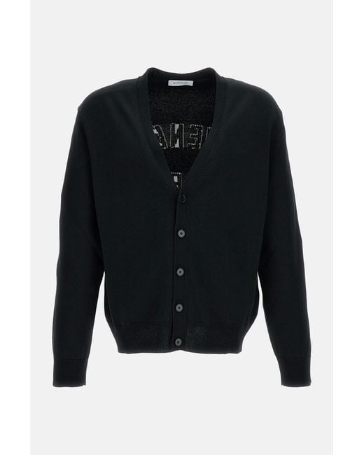 Givenchy Black Couture Seam Cardigan for men