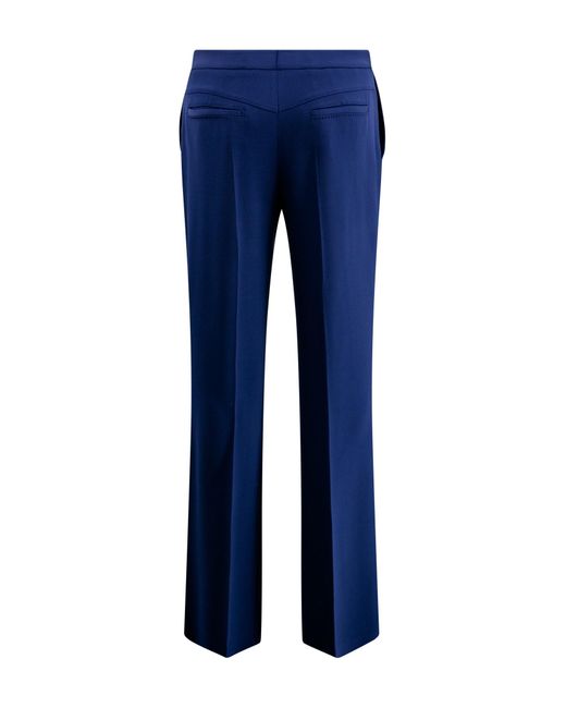 Etro Blue Trousers With An Ironed Pleat