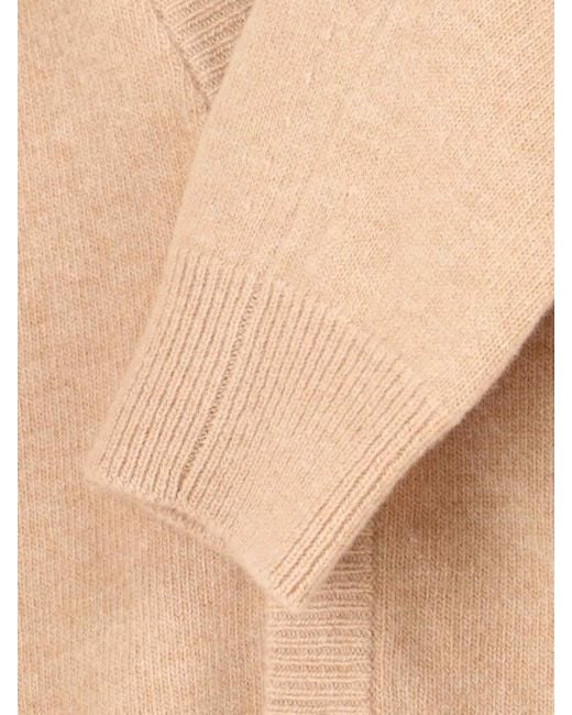 Maison Margiela Natural Four Stitches" Wool Cardigan