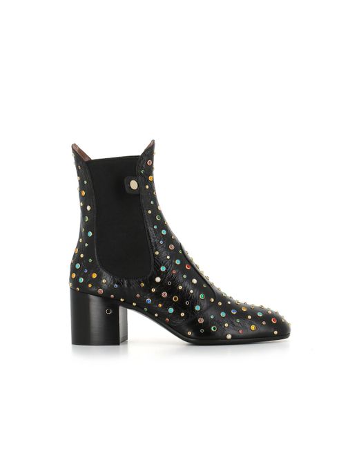 Laurence Dacade Black Boot Angie Studs