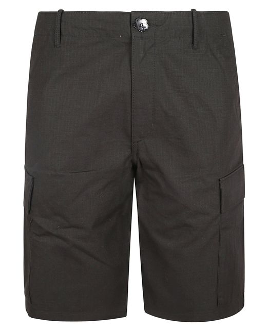 KENZO Gray Workwear Shorts for men