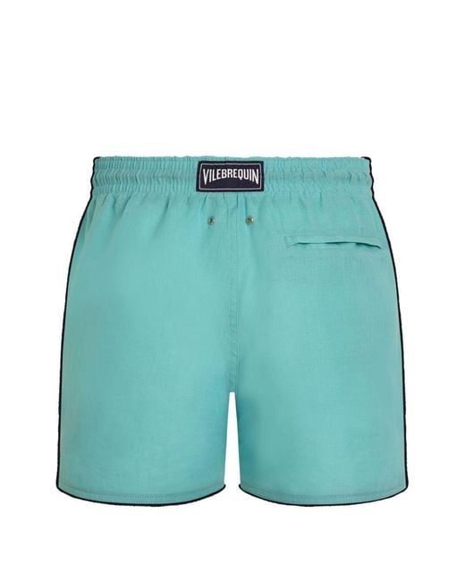 Vilebrequin Blue Swim Shorts Mallorca for men