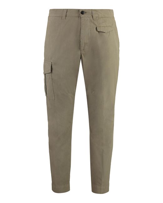 Dondup Gray Trousers Robin Cotton for men