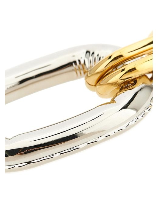 Rabanne Metallic Xl Link Necklace Brass Aluminum Jewelry