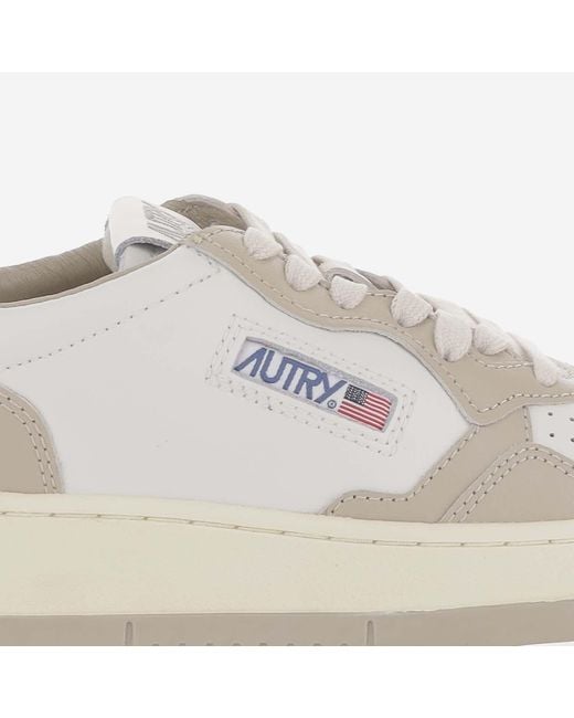 Autry Multicolor Sneakers Medalist Colour-Block Leather Trainers