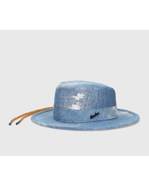 Borsalino Blue Tanaka Safari Hat