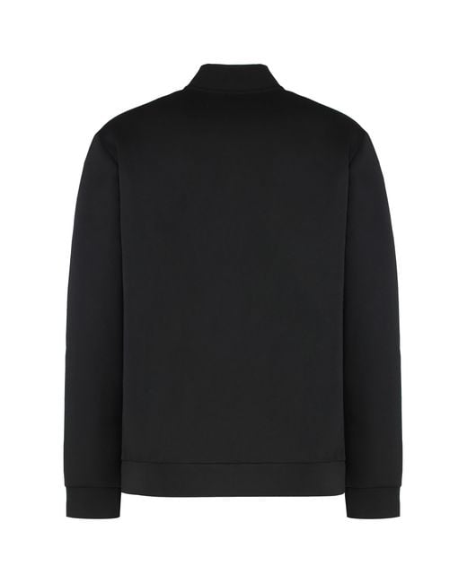EA7 Black Two-Piece Tracksuit Polyester Tops for men