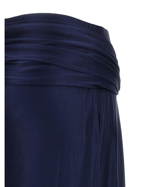 Rabanne Blue Piercing Skirt