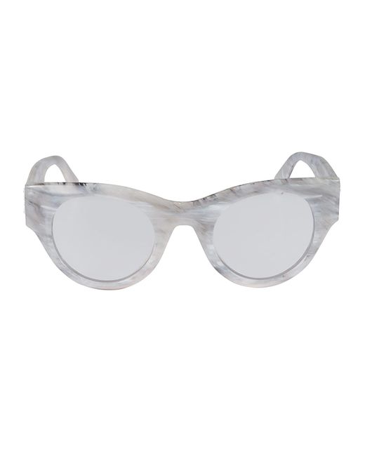 Off-White c/o Virgil Abloh Gray Optical Style Glasses