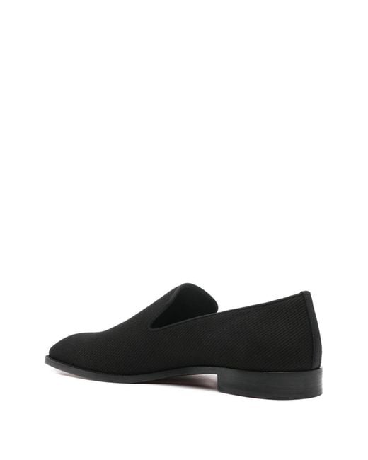 Christian Louboutin Black Danny Leather Loafers for men