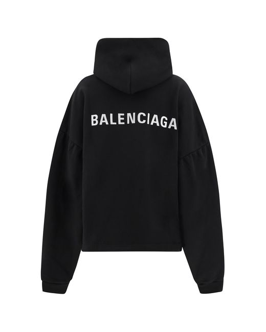 Balenciaga Black Sweatshirt With Logo