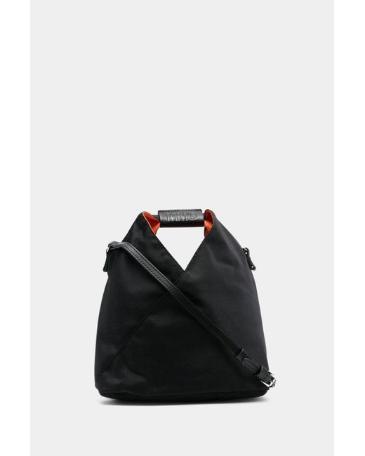 MM6 by Maison Martin Margiela Borsa O Black Nylon Small Japanese Bag. for men