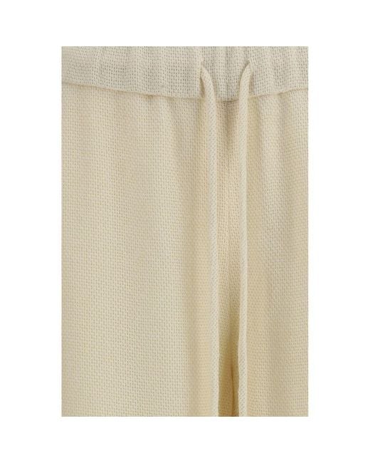 Gabriela Hearst Natural Beige Alpaca Vicugna Pacos Casual Pants