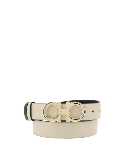 Ferragamo Metallic Reversible Belt