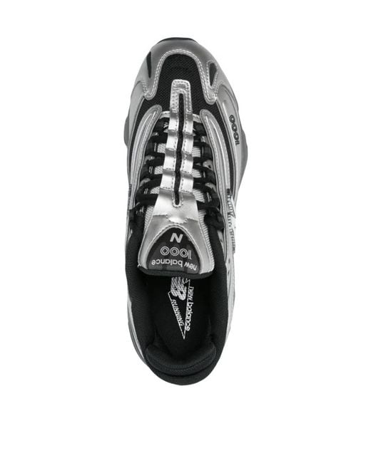 New Balance White 1000- Metallic Sneakers Shoes for men