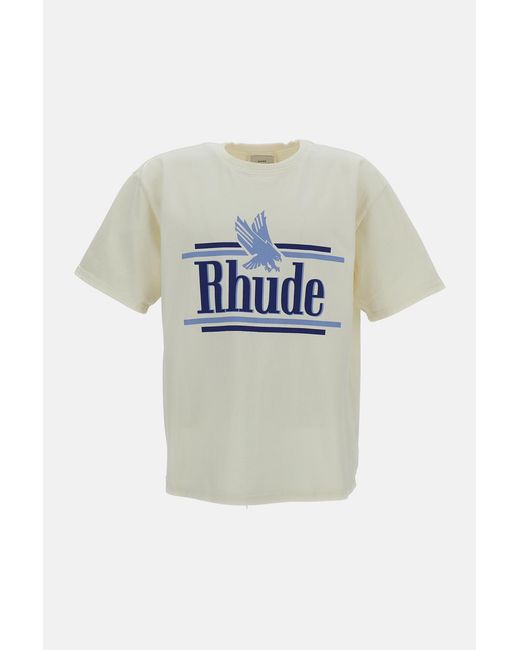 Rhude Gray Rossa Tee for men