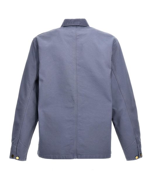 Carhartt Blue 'Michigan' Jacket for men