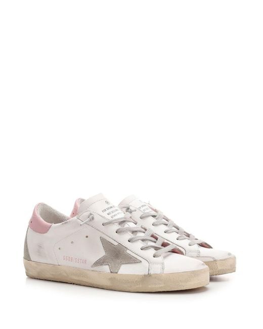 Golden Goose Deluxe Brand White "Super-Star Classic" Sneakers