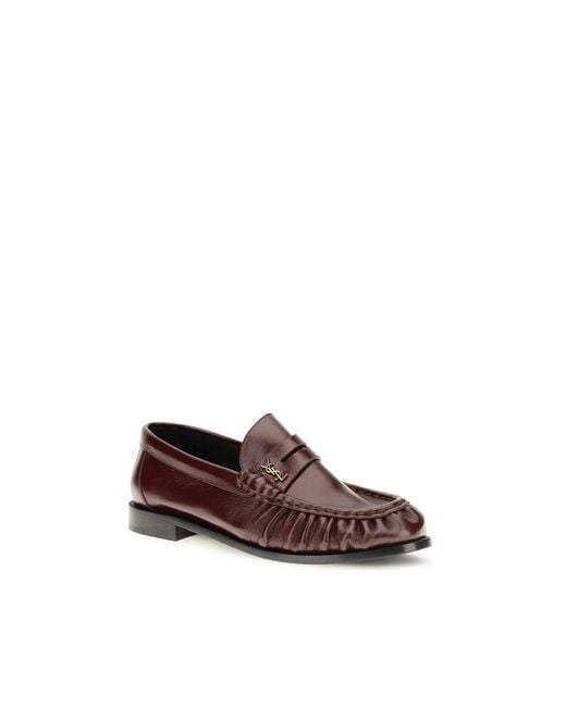 Saint Laurent Brown Bordeaux Lamb Ovis Aries Aries Slip