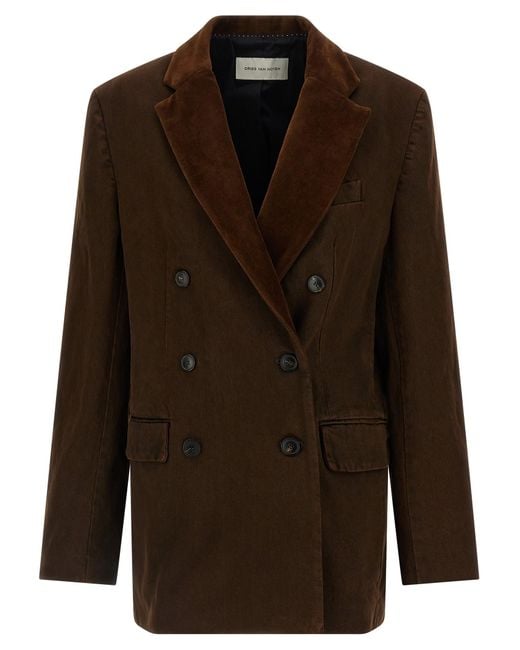 Dries Van Noten Brown 'Befya' Blazer