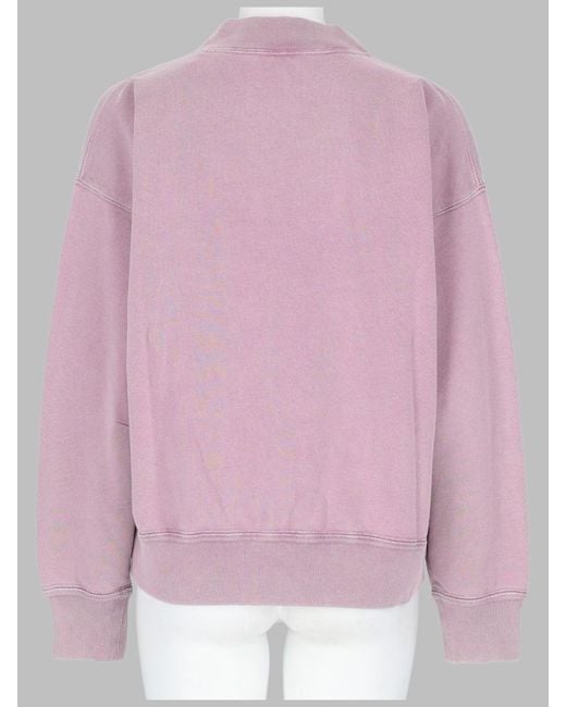 Isabel Marant Pink Sweatshirt Moby Cotton Polyester Sweatshirts