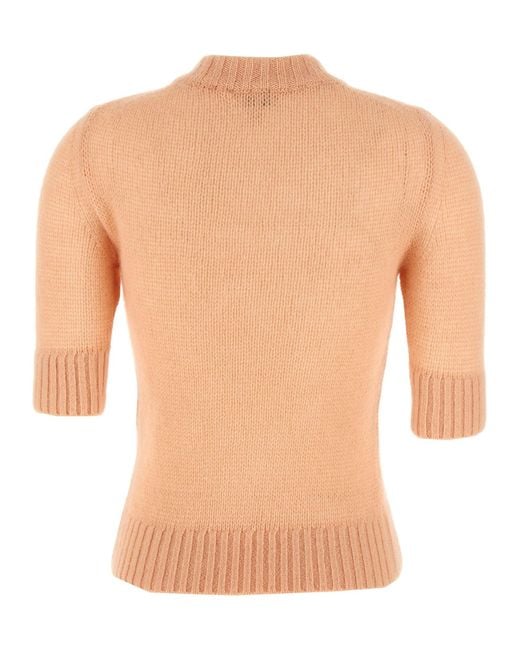 Chloé White Chloã Logo Embroidery Sweater