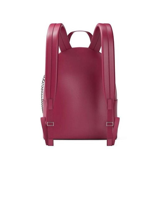 Michael Kors Red Backpack Polyurethane Bags Backpacks